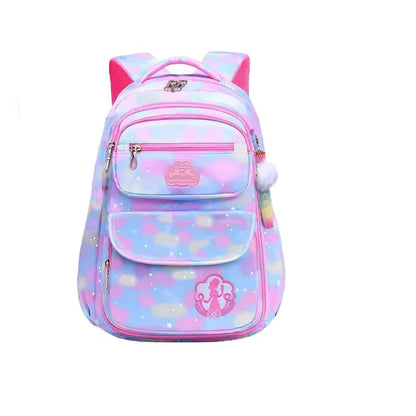 Zaino per bambina in nylon poliestere.  Spazioso e alla Moda, Perfetto per Scuola, Viaggi e Tempo Libero.