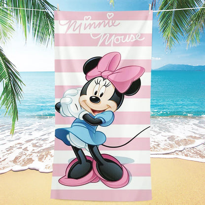 Asciugamano per bambine con immagini cartone animato “Minnie”.  Varie immagini misure a scelta.