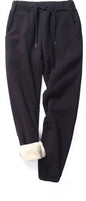 Pantalone da donna invernali con imbottitura in pile. Sportivi/casual.