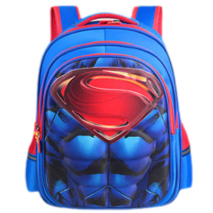 Zaino personaggi super eroi, in nylon poliestere.  Spazioso e alla Moda, Perfetto per Scuola, Viaggi e Tempo Libero.