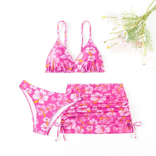 Costume Da Bagno “Bichini” da Bambina. Set 3 pezzi.