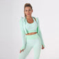 Tuta vita alta con top e felpa. Set tre pezzi sportivo/casual da donna, 10 colori, dalla S alla XL.