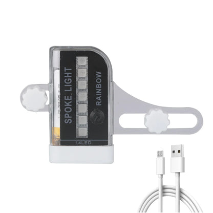Luci per ruote della bici. Ricaricabili tramite USB per alta visibilità. Pedala in sicurezza e con stile.