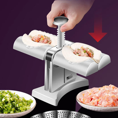Pressa stampo automatica per ravioli. Stampo a pressione per pasticceria.