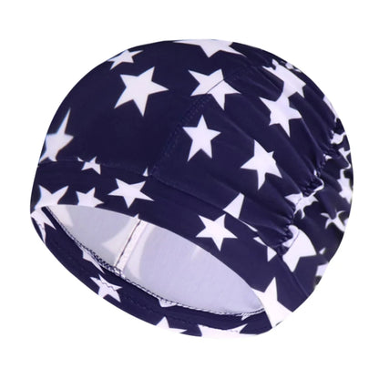 Cuffia da nuoto per donna adulta e bambina.  In nylon elastico con design per capelli lunghi.