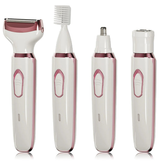 ✨ Epilatore Donna 4 in 1 Ricaricabile – Depilazione Viso, Corpo e Zone Delicate ✨