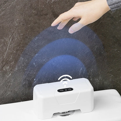 Sensore di scarico per WC automatici, intelligenti. senza contatto tra mani e per WC.