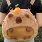 Zaino a forma di capibara in tessuto a coste, Zaini e borse perfetti per tempo libero.