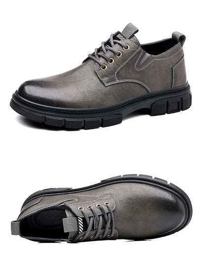 Scarpa da uomo, in pelle di alta qualità, impermeabile, traspirante, morbida e resistente.