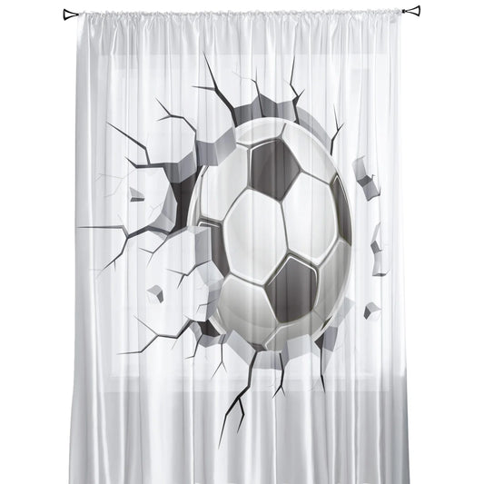 Tenda per finestra della camera da letto, ufficio, cucina, soggiorno. Stampa pallone, 1 o 2 pezzi scelta tra più immagini e colori.