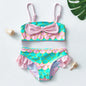 Costume Da Bagno “Bichini” da Bambina. Design Moderno, in Tante Colorazioni, Comodo, Traspirante.