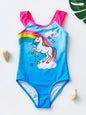 Costume Da Bagno “Monochini” da Bambina. Design Moderno, in Tante Colorazioni, Comodo, Traspirante.