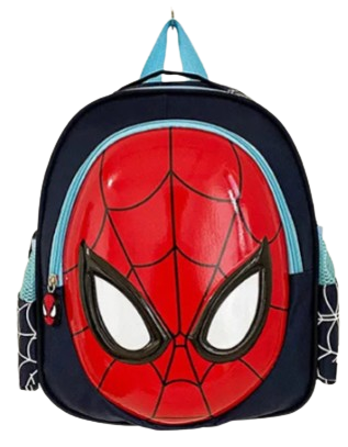 Zaino “Spiderman” per bambini in nylon poliestere. Impermeabile, Spazioso e alla Moda, Perfetto per Asilo/Scuola, Viaggi e Tempo Libero.