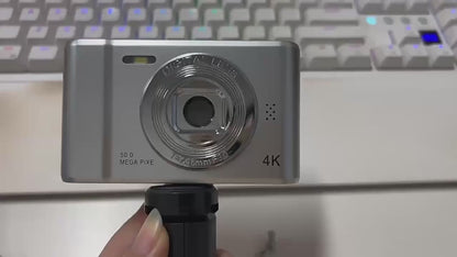 Fotocamera digitale 4K, Zoom HD,  50 Megapixel  Schermo da 2,4 pollici.