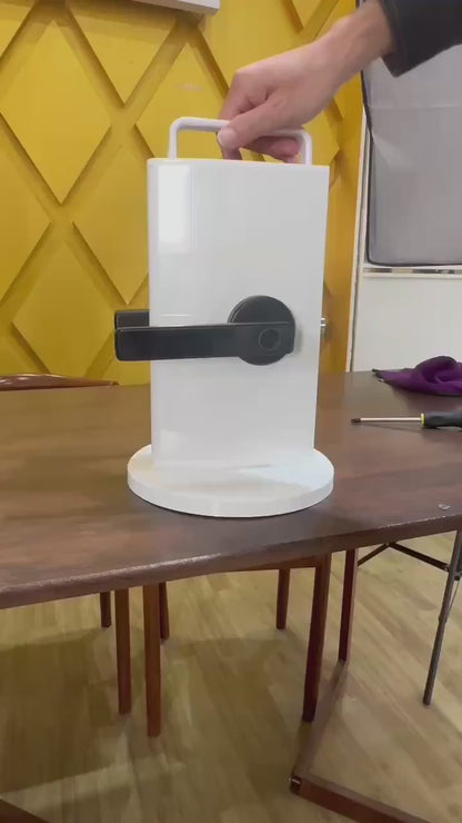 Serratura elettronica intelligente bluetooth, Alexa/Google. Sblocco con password, chiave fisica, impronta digitale, App, scheda IC, per casa intelligente.