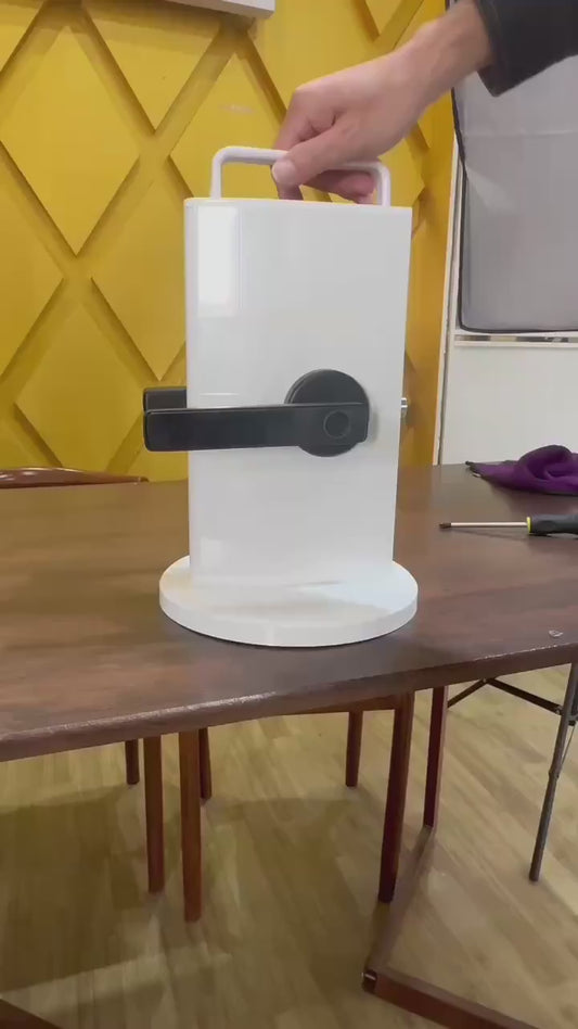 Serratura elettronica intelligente bluetooth, Alexa/Google. Sblocco con password, chiave fisica, impronta digitale, App, scheda IC, per casa intelligente.