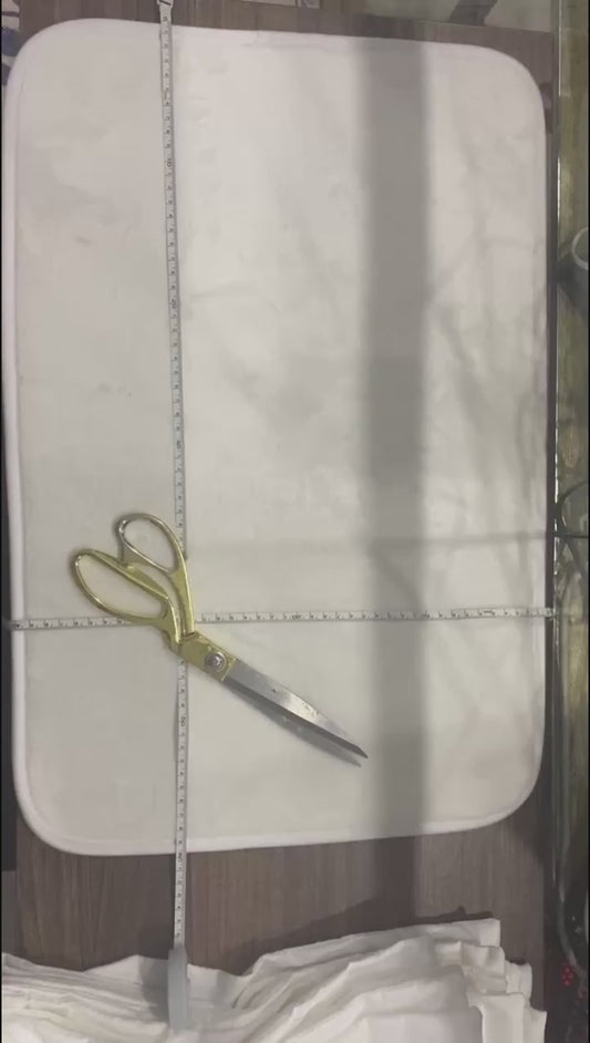 Tappeto/zerbino personalizzabile, antiscivolo per porta d'ingresso. Decorazione e scritta a proprio desiderio.