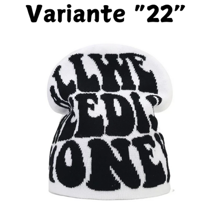 2024 Y2K Letter Knitted Winter Autumn Beanie Cap Men Women Kanye Beanies Gorras Hombre Top Keep Warm Hat Ear Hats Wool Hip Hop
