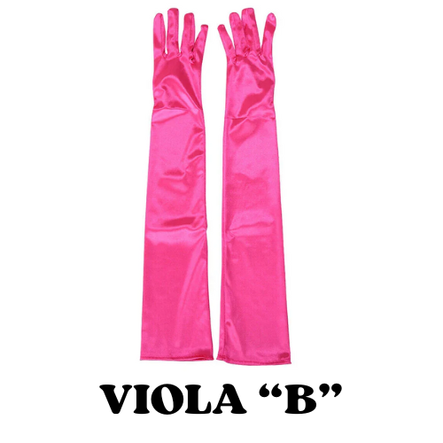 2024 Women's Evening Party Formal Gloves Solid Color Satin Long Finger Mittens forEvents Activities Red White Rose Color