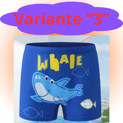 2024 Summer Baby Boys Swimming Trunks For 2-12Years Kids Beach Shorts Cartoon Pattern Swimsuit Shorts Baby Bathing Suit Swimwear
