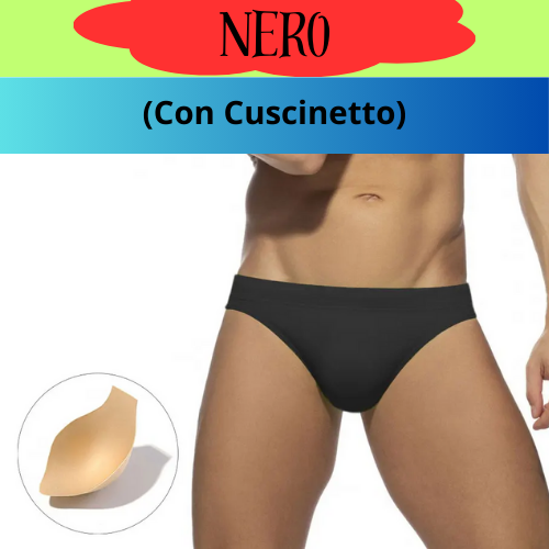 Men's Swim Mini Briefs beach pants Surfing Low-waist Sexy Surfboard Solid Color Swimwear Padded Push-up Swimming swimsuits