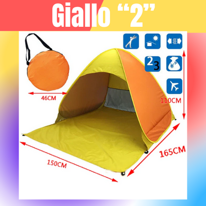 Hot Sale Quick Automatic Beach Tent Outdoor Beach Shade Sun Shelter Tent UPF50+ Portable Beach Canopy For Camping Fishing