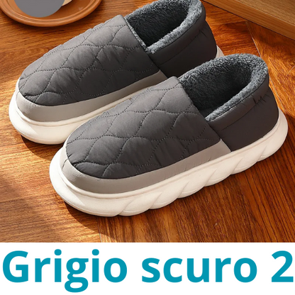 Litfun Fur Fluffy Men Slippers Winter Warm Plush Indoor House Slippers Outdoor Non-slip Fashion Men Cotton Shoes Fuzzy Slippers