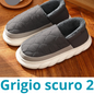 Litfun Fur Fluffy Men Slippers Winter Warm Plush Indoor House Slippers Outdoor Non-slip Fashion Men Cotton Shoes Fuzzy Slippers