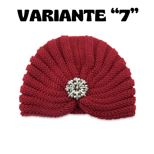 2023 New Round Bead Accessory Hat Women Wool Knitted Hats Bohemian Hijab Cap Autumn and Winter Silver Diamond Jewelry Bonnet