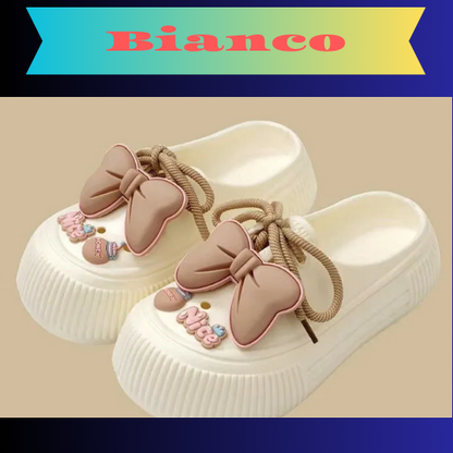 New Sandals DIY  Platform Sandals for Women 2024 Summer Thick Sole Beach Sandals Woman Flowers Non Slip EVA Clogs Garden Shoes