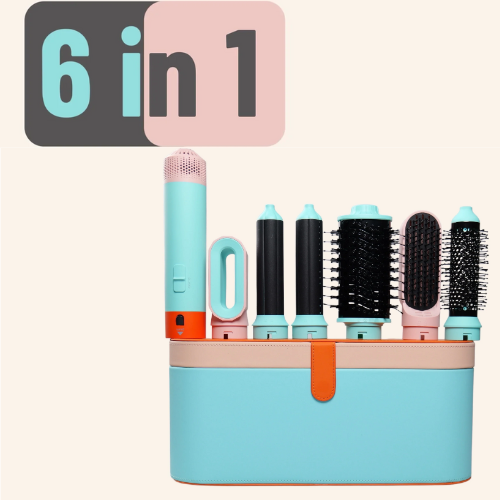 6 In 1 Multi Styler New Design Hair Dryer For Hair 6 in 1 hair styler With Curling Barrel Hot Air Brush Styling Tool MultiStyler