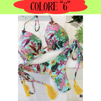 RUOTONGSEPT Sexy Print Bikinis Set Women Swimsuit Bandage Two-Piece Swimwear Brazilian Biquínis Beachwear Bathing Suit 2022 New