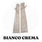 2024 Women's Evening Party Formal Gloves Solid Color Satin Long Finger Mittens forEvents Activities Red White Rose Color