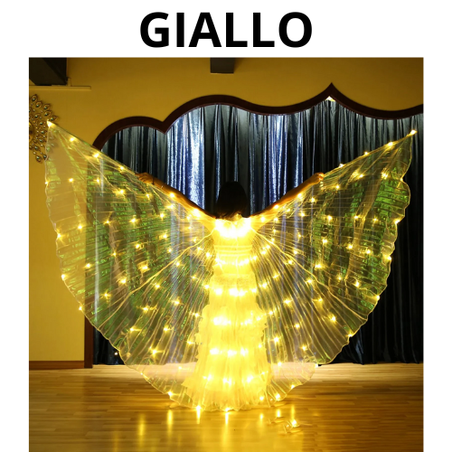 LED Fairy Wings Cloak Adult Children Dancers Colorful Luminous Butterfly Wings Belly Dancing Performance Stage Party Photo Prop