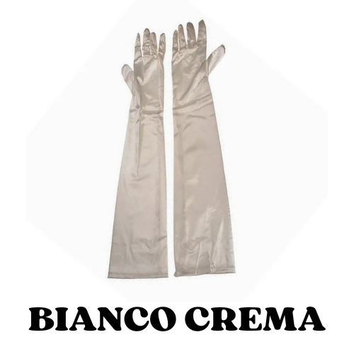 2024 Women's Evening Party Formal Gloves Solid Color Satin Long Finger Mittens forEvents Activities Red White Rose Color