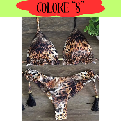RUOTONGSEPT Sexy Print Bikinis Set Women Swimsuit Bandage Two-Piece Swimwear Brazilian Biquínis Beachwear Bathing Suit 2022 New