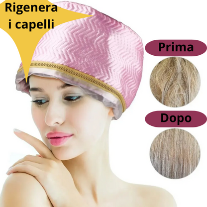 Electric Hair Cap Hat Salon Spa Steamer Hair Thermal Treatment Nourishing Hair Mask Baking Oil Cap Hair Dryer Heat Hat Hair Care