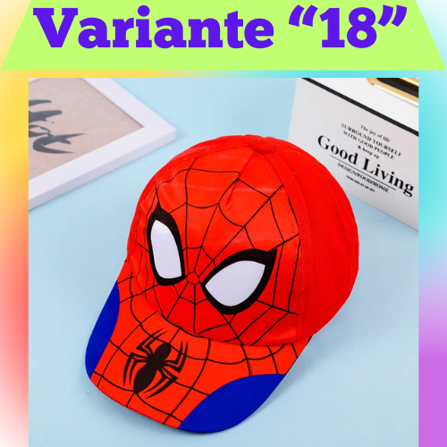 Disney New Anime Frozen Minnie Mouse Kids Brand Hat Boy Girl Travel Caps Spiderman Mickey Baby Caps Figure Gift Toys 3-8Y