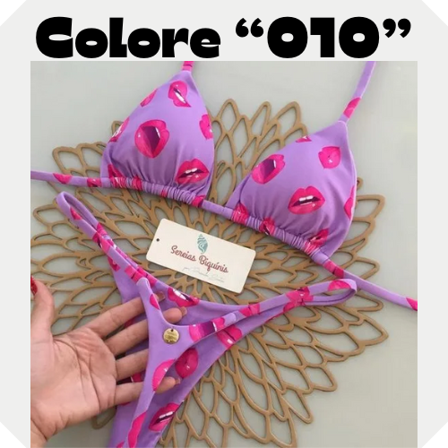 New Women's Bikini Split Print Swimwear Fashion G-string Beach Holiday