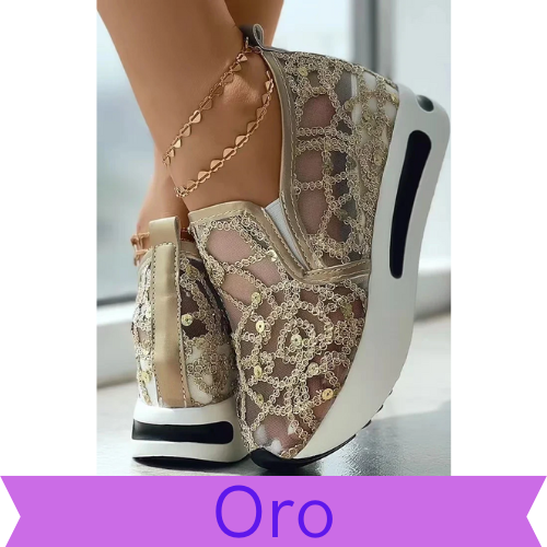 Scarpe da ginnastica estive in rete da donna. Scarpe sportive, traspiranti, casual. La scelta ideale per chi cerca comfort, leggerezza e praticità abbinati allo stile.