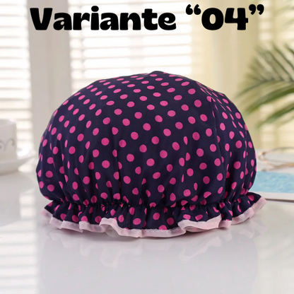 Waterproof Bath Hat Bathroom Shower Hair Cover Women Supplies Shower Cap Adult Shower Bath Bathing Caps Bathroom Accessories