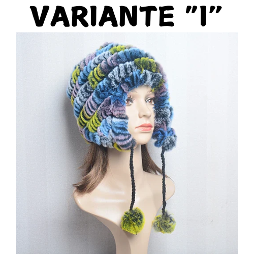 Winter Fur Caps Hats Beanies For Women Sew Stripes Real Rex Rabbit Fur Hat Cap Female Soft Warm Natural Fur Beanies Ladies