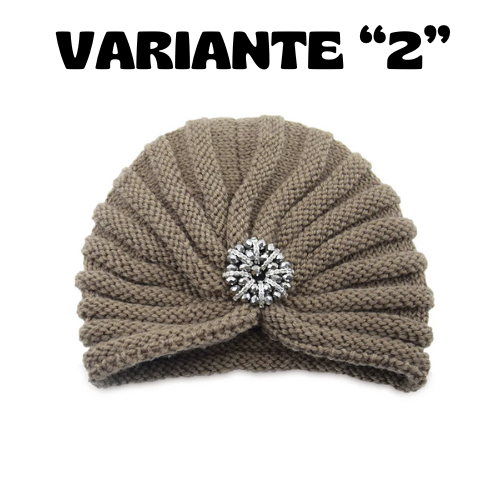 2023 New Round Bead Accessory Hat Women Wool Knitted Hats Bohemian Hijab Cap Autumn and Winter Silver Diamond Jewelry Bonnet