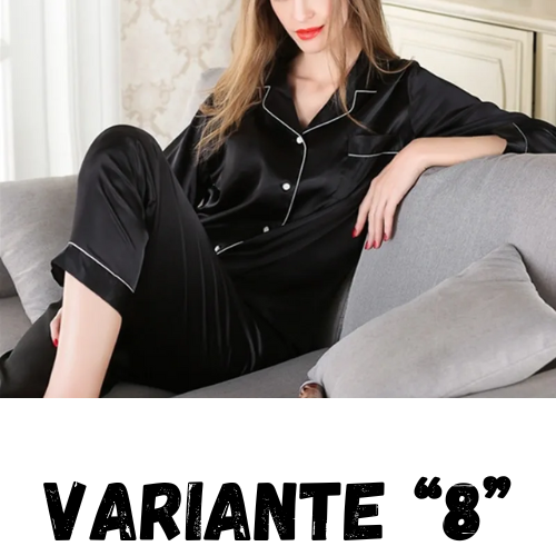 Womens Silk Satin Pajamas Set Sleepwear Pijama Women's Loungewear Pajamas Suit Female Sleep Two Piece Set Feminino Fofo Pyjamas