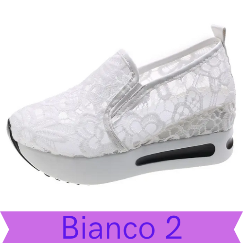 Scarpe da ginnastica estive in rete da donna. Scarpe sportive, traspiranti, casual. La scelta ideale per chi cerca comfort, leggerezza e praticità abbinati allo stile.