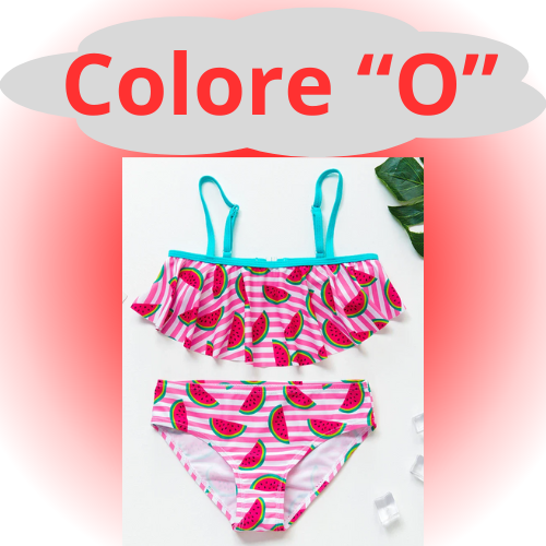 Girls Swimsuit Two Piece Hot Stamping Children's Swimwear Girls Beachwear