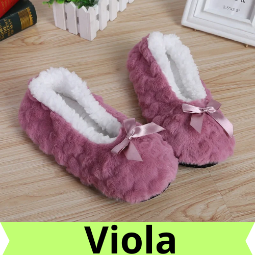 Home Fuzzy Slipper Women Winter Fur Contton Warm Plush Non Slip Grip Indoor Fluffy Lazy Female Mouse Ears Floor Shoe Living room