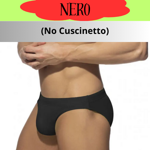 Men's Swim Mini Briefs beach pants Surfing Low-waist Sexy Surfboard Solid Color Swimwear Padded Push-up Swimming swimsuits