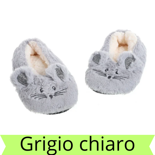 Home Fuzzy Slipper Women Winter Fur Contton Warm Plush Non Slip Grip Indoor Fluffy Lazy Female Mouse Ears Floor Shoe Living room