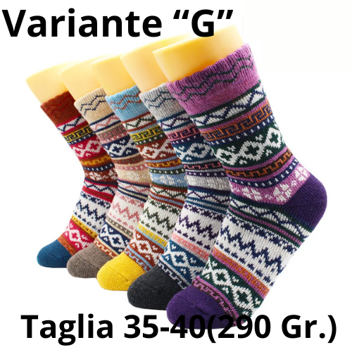 5 Pairs Winter Warmer Women Thicken Thermal Wool Cashmere Snow Socks Fashion Casual Euramerican National Wool Socks for Women